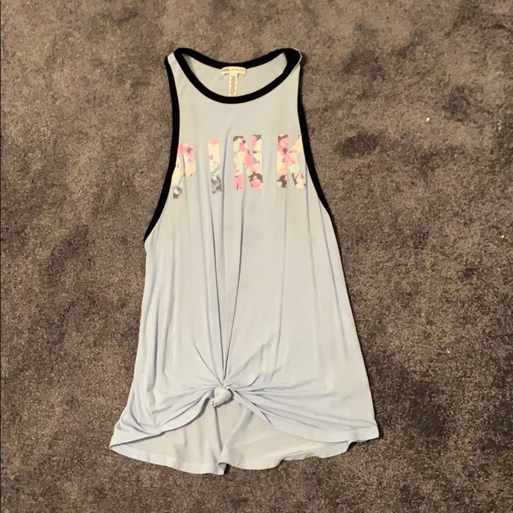 Blue tank top